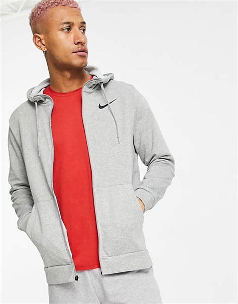 nike training kapuzenpullover aus fleece mit reißverschluss schwarz|Training & Fitness Kapuzenpullies .